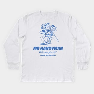 Mr Handyman Kids Long Sleeve T-Shirt